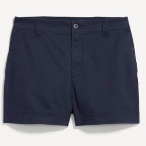 Old Navy Women’s High-Waisted OGC Chino Navy Shorts Sz Small